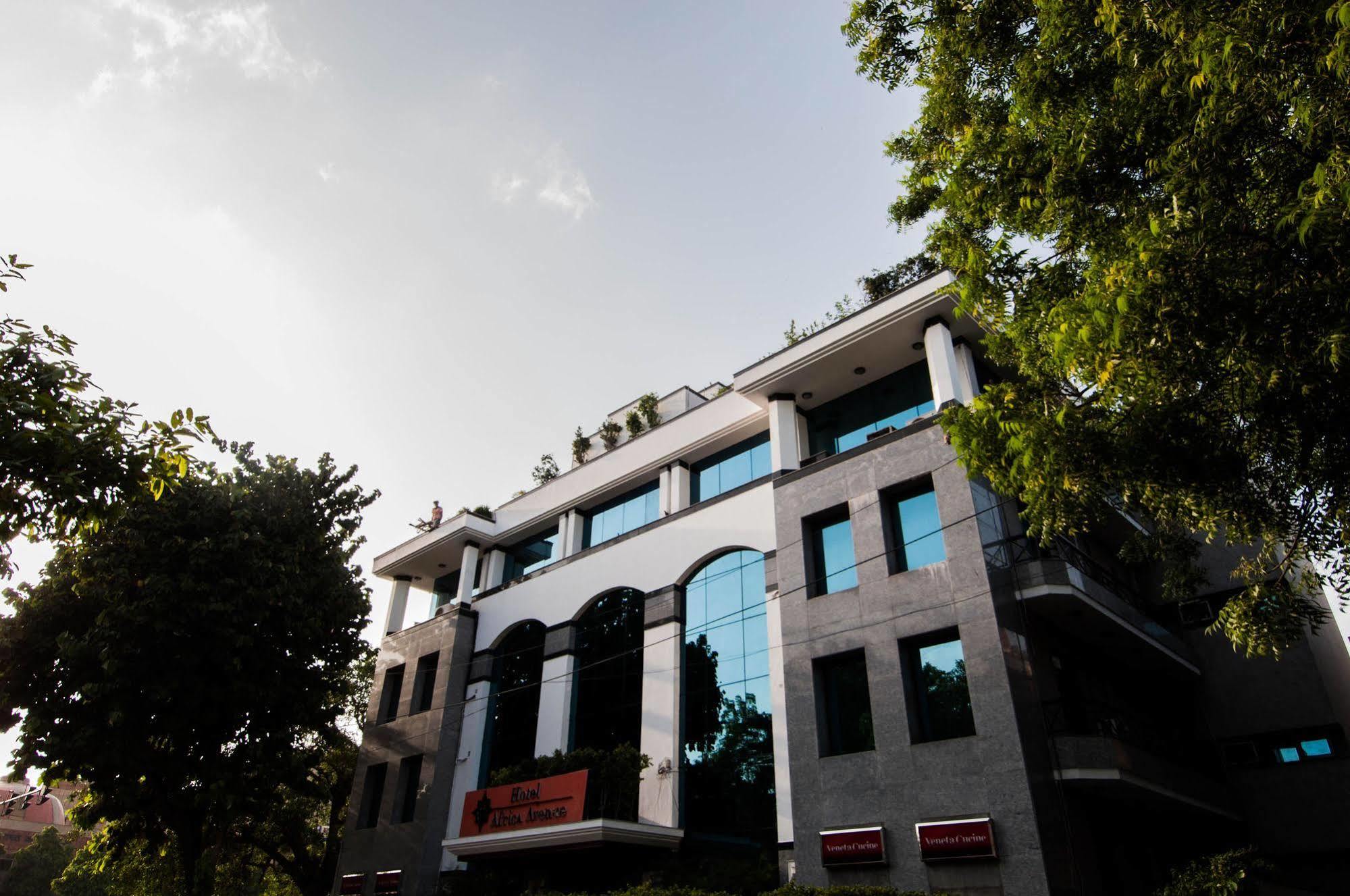 Hotel Africa Avenue Nové Dillí Exteriér fotografie